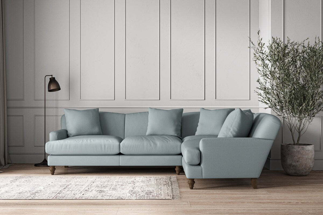 Deni Large Right Hand Corner Sofa - Recycled Cotton Horizon