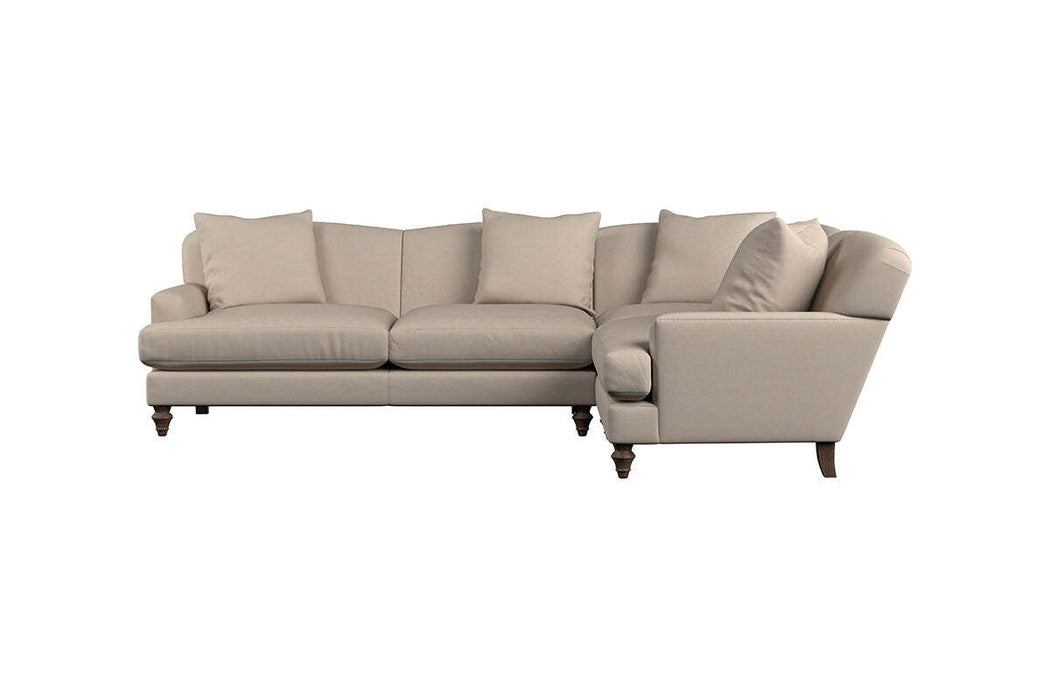 Deni Large Right Hand Corner Sofa - Recycled Cotton Navy