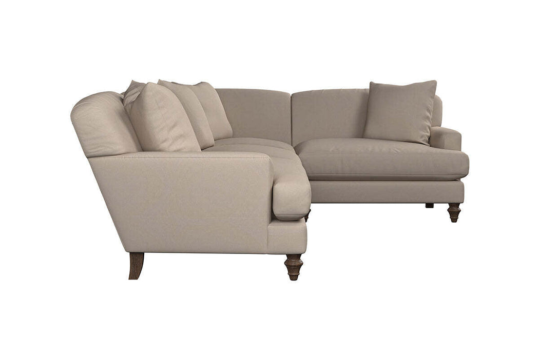 Deni Large Right Hand Corner Sofa - Recycled Cotton Navy