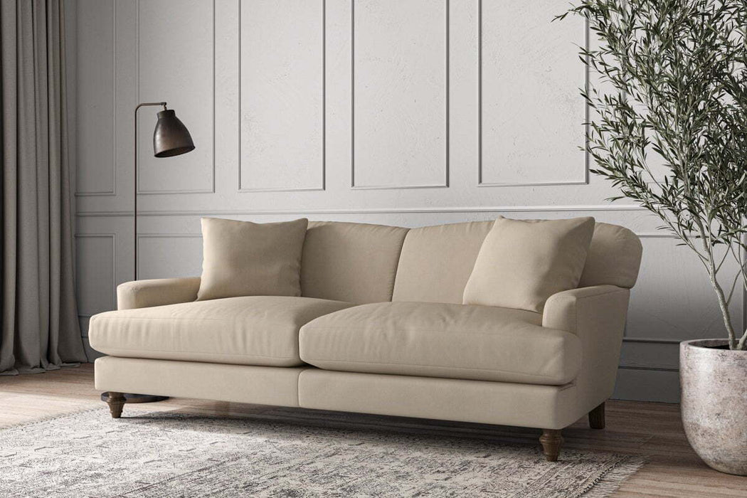 Deni Large Sofa - Recycled Cotton Stone
