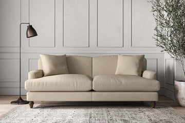 Deni Large Sofa - Recycled Cotton Stone