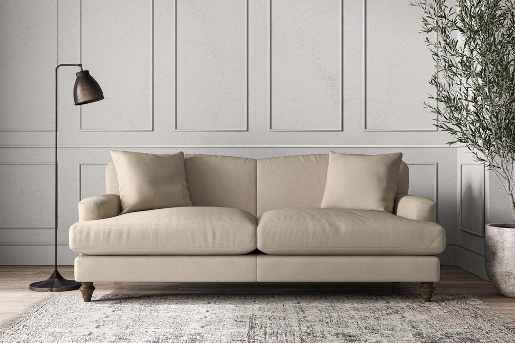 Deni Large Sofa - Recycled Cotton Stone