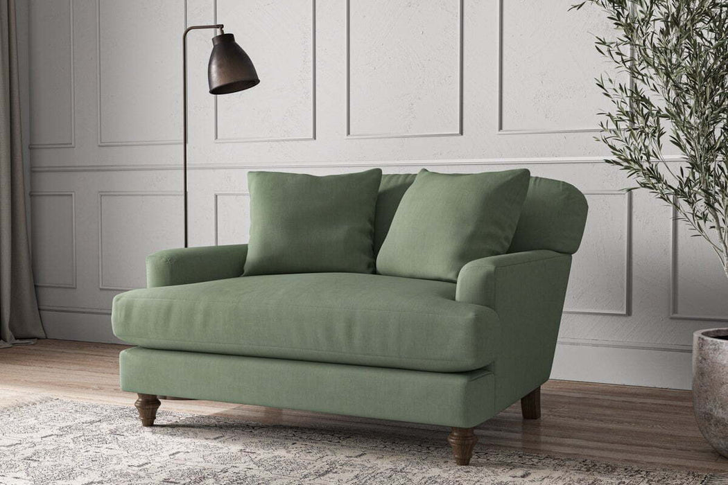 Deni Love Seat - Brera Linen Jade