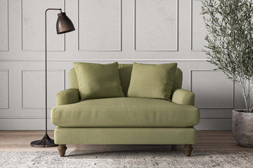 Deni Love Seat - Brera Linen Sage