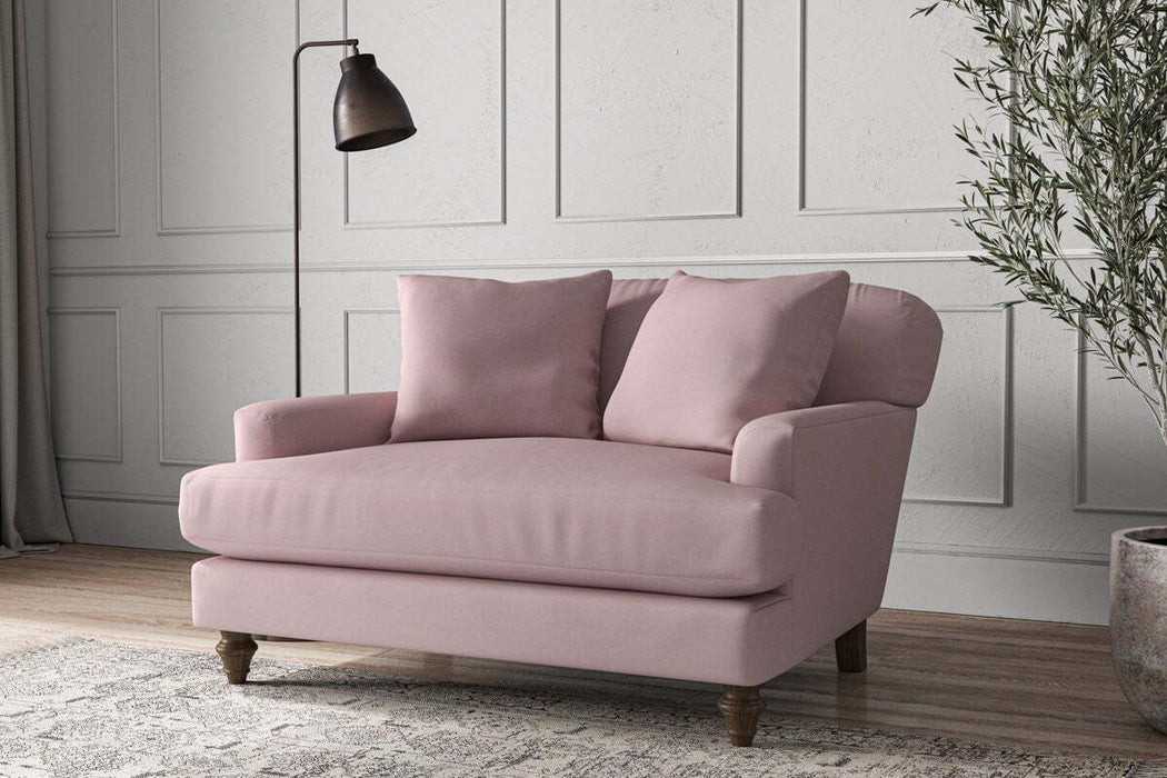 Deni Love Seat - Recycled Cotton Lavender