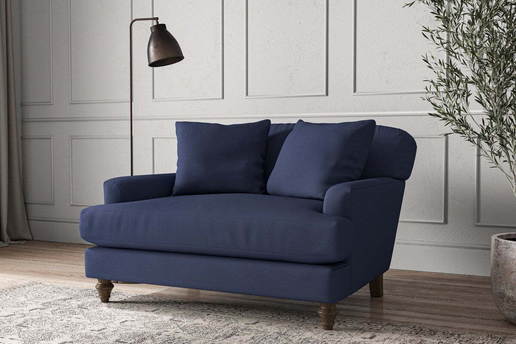 Deni Love Seat - Recycled Cotton Navy