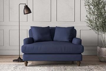 Deni Love Seat - Recycled Cotton Navy