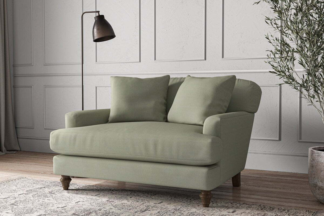 Deni Love Seat - Recycled Cotton Seaspray