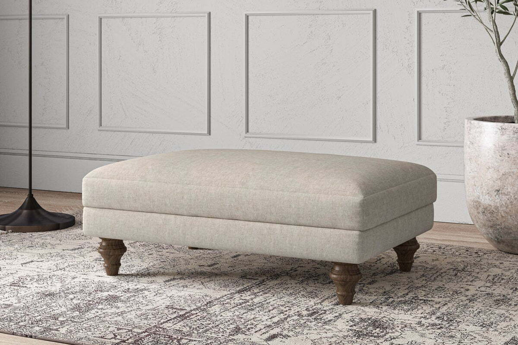 Deni Medium Footstool Brera Linen Natural