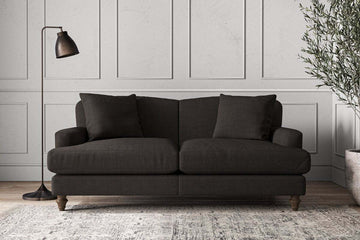 Deni Medium Sofa - Brera Linen Espresso