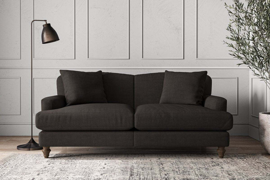 Deni Medium Sofa - Brera Linen Espresso