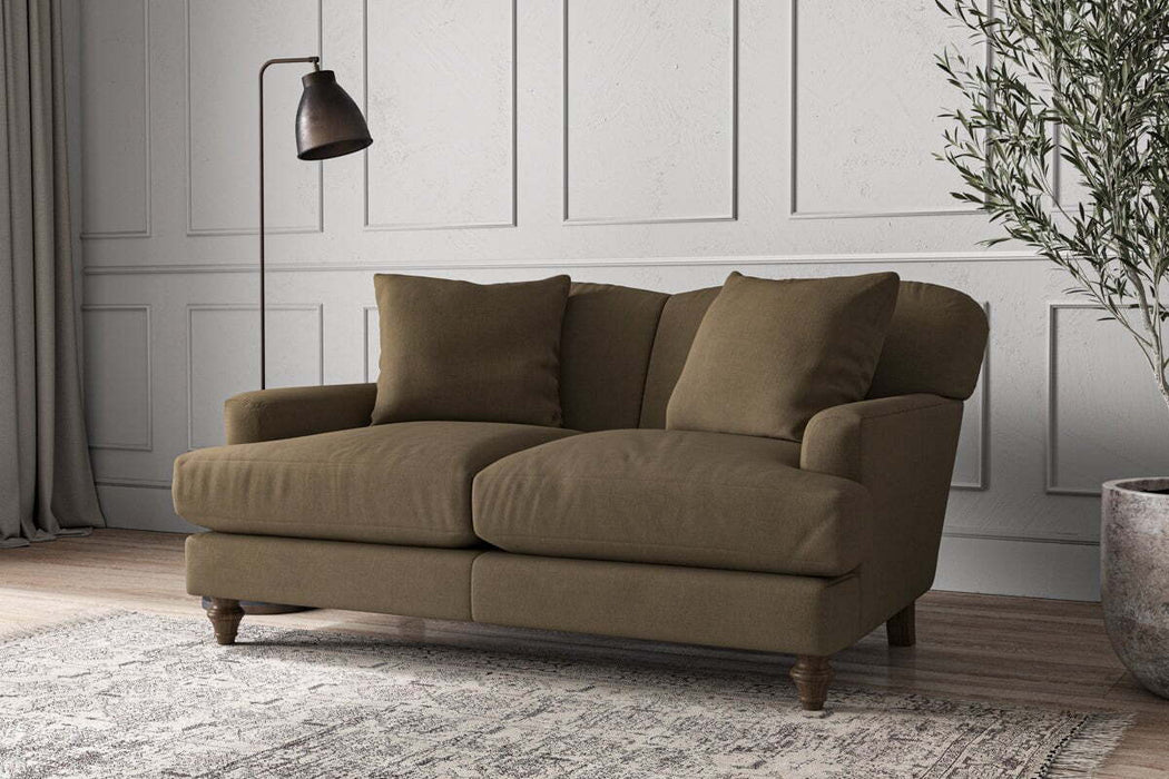 Deni Small Sofa - Brera Linen Chestnut