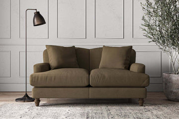 Deni Small Sofa - Brera Linen Chestnut
