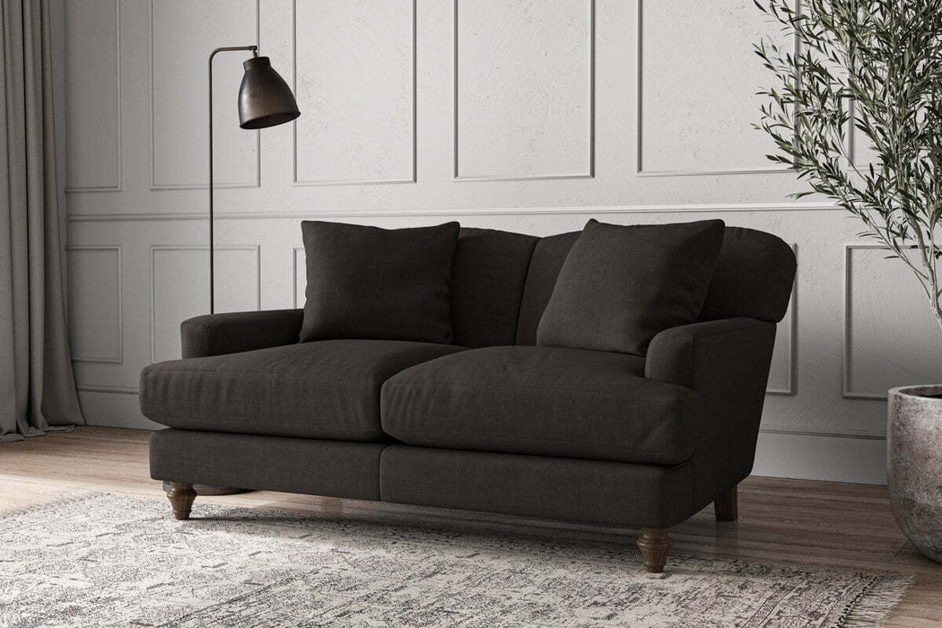 Deni Small Sofa - Brera Linen Espresso