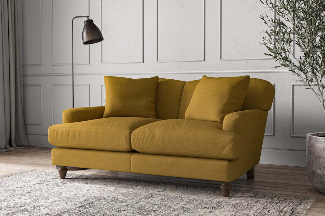 Deni Small Sofa - Recycled Cotton Ochre
