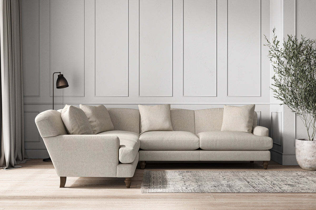 Deni Super Grand Left Hand Corner Sofa Brera Linen Natural