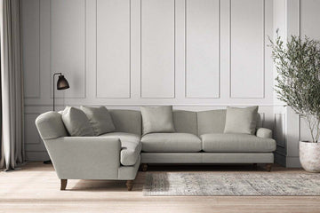 Deni Super Grand Left Hand Corner Sofa - Brera Linen Smoke