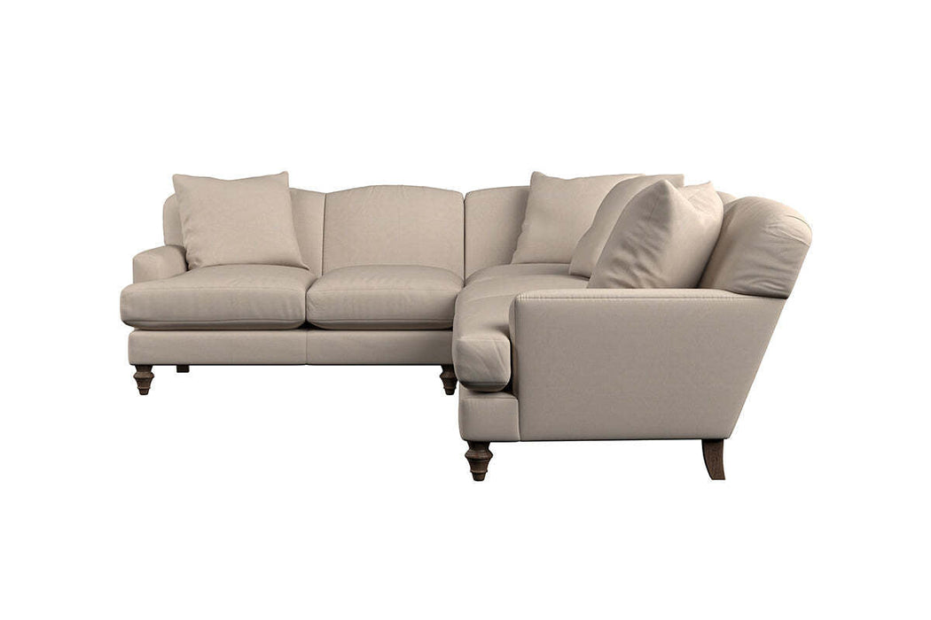 Deni Super Grand Left Hand Corner Sofa - Recycled Cotton Flax