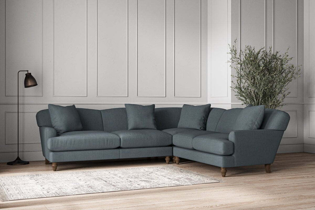 Deni Super Grand Right Hand Corner Sofa - Brera Linen Dusk