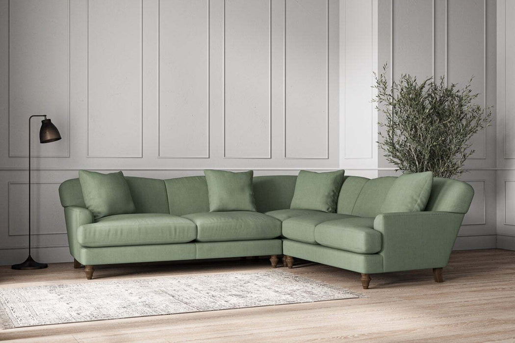 Deni Super Grand Right Hand Corner Sofa - Brera Linen Jade