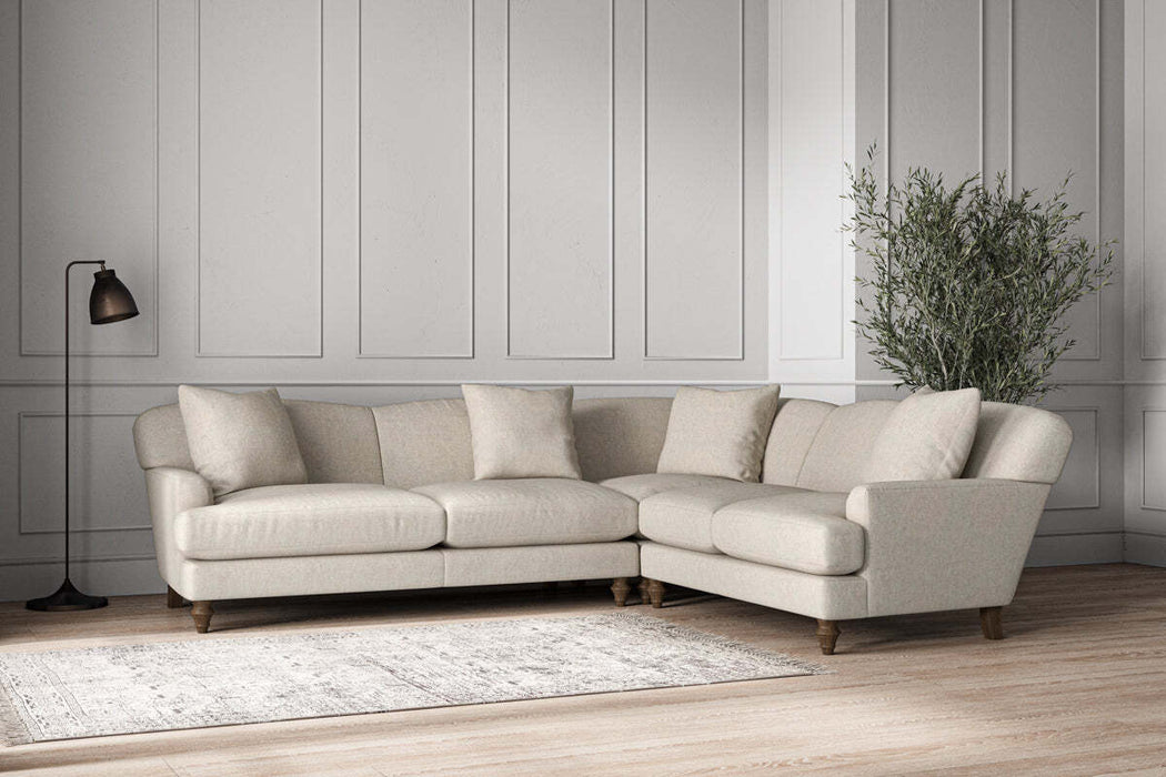 Deni Super Grand Right Hand Corner Sofa Brera Linen Natural