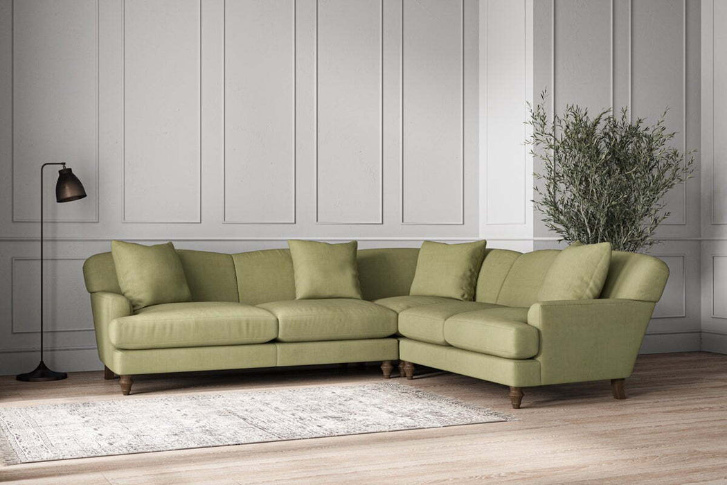 Deni Super Grand Right Hand Corner Sofa - Brera Linen Sage