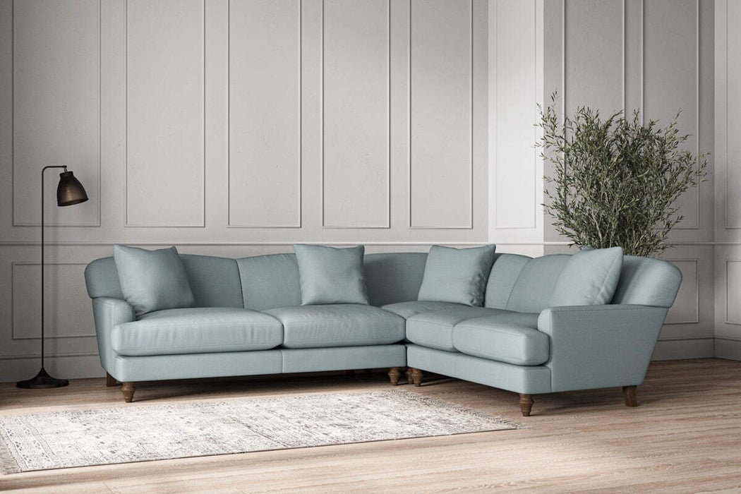 Deni Super Grand Right Hand Corner Sofa - Recycled Cotton Horizon