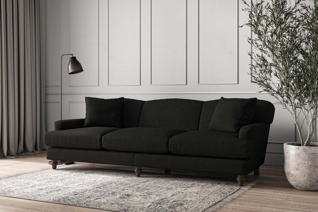 Deni Super Grand Sofa - Brera Linen Charcoal
