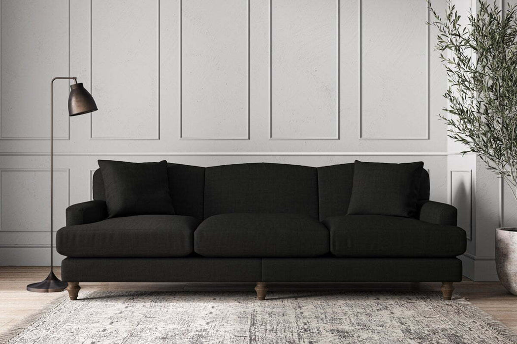 Deni Super Grand Sofa - Brera Linen Charcoal