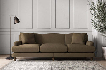 Deni Super Grand Sofa - Brera Linen Chestnut