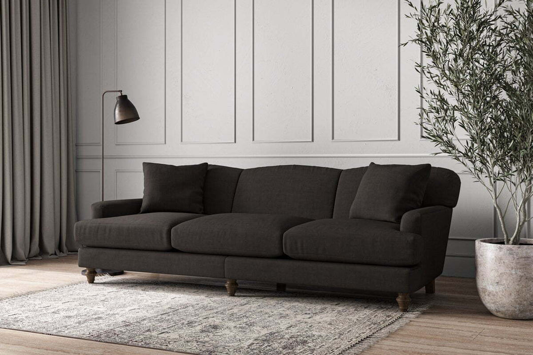 Deni Super Grand Sofa - Brera Linen Espresso
