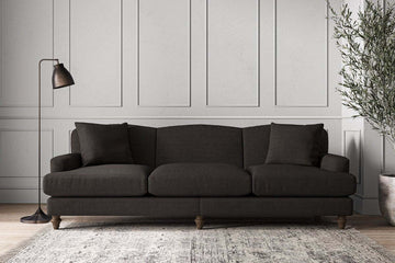 Deni Super Grand Sofa - Brera Linen Espresso