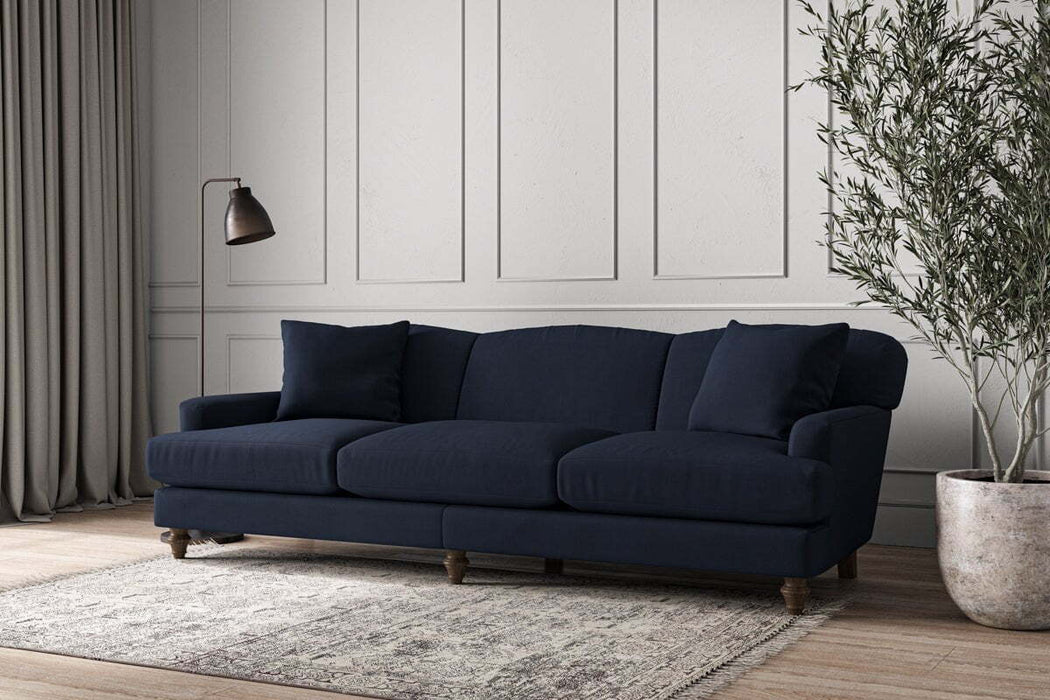 Deni Super Grand Sofa - Brera Linen Indigo