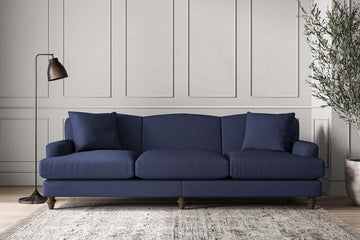 Deni Super Grand Sofa - Recycled Cotton Navy