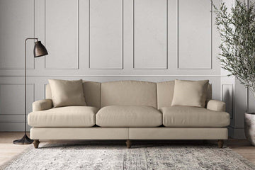 Deni Super Grand Sofa - Recycled Cotton Stone