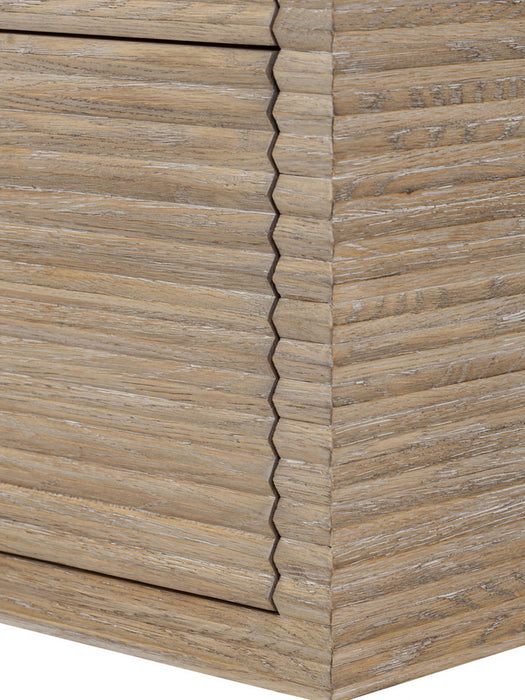 Willow Ribbed Oak Chest of Drawers