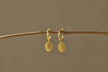 Esta Hoop Earrings - Gold - One Size