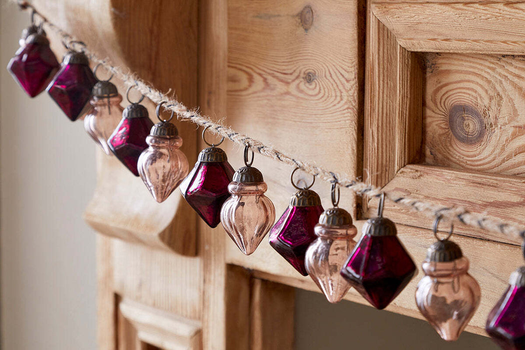 Ekiti Bauble Garland Ruby Copper