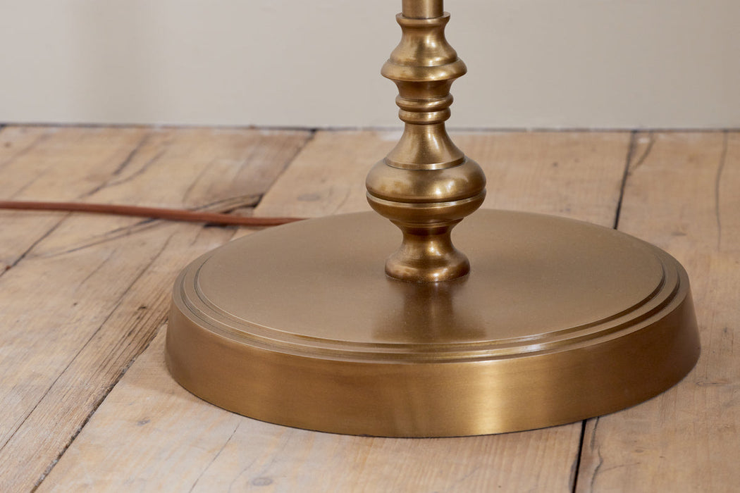Ehadi Antique Floor Lamp Antique Brass