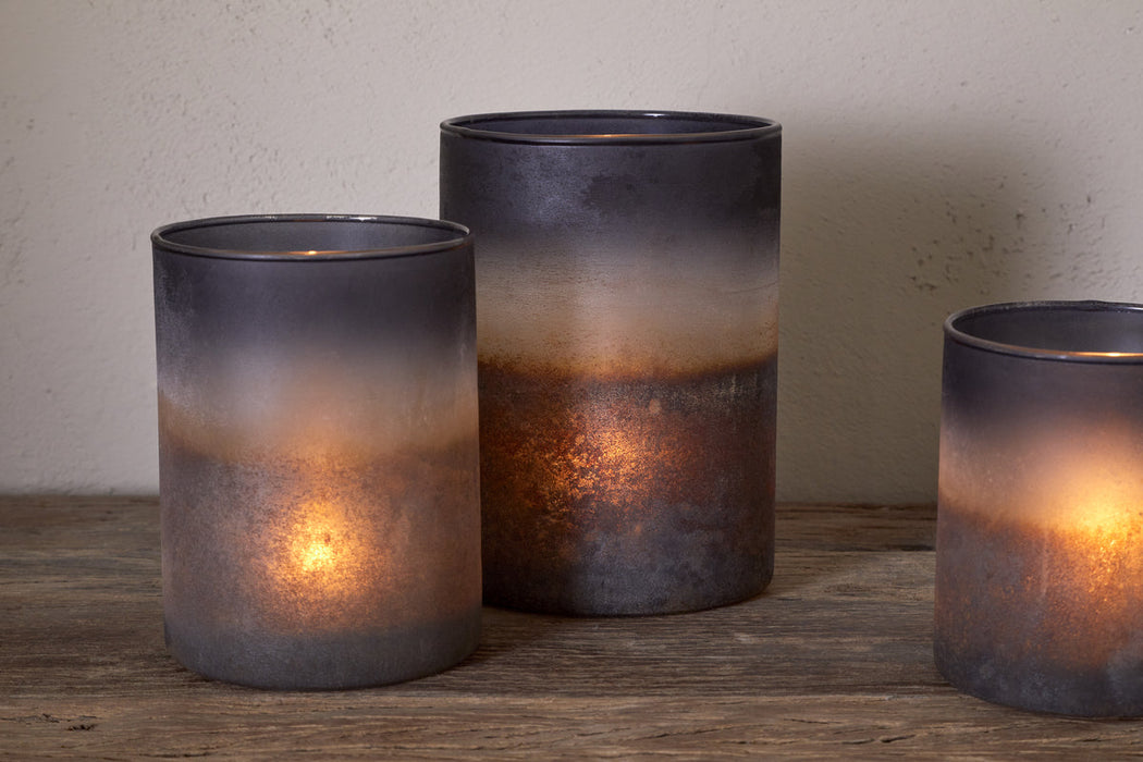 Etti Tealight Holders Navy Smoke