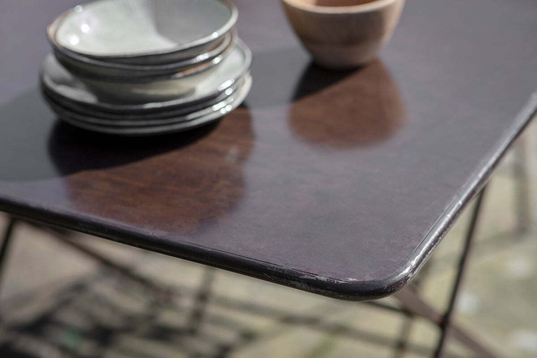 Ekete Iron Bistro Table Large
