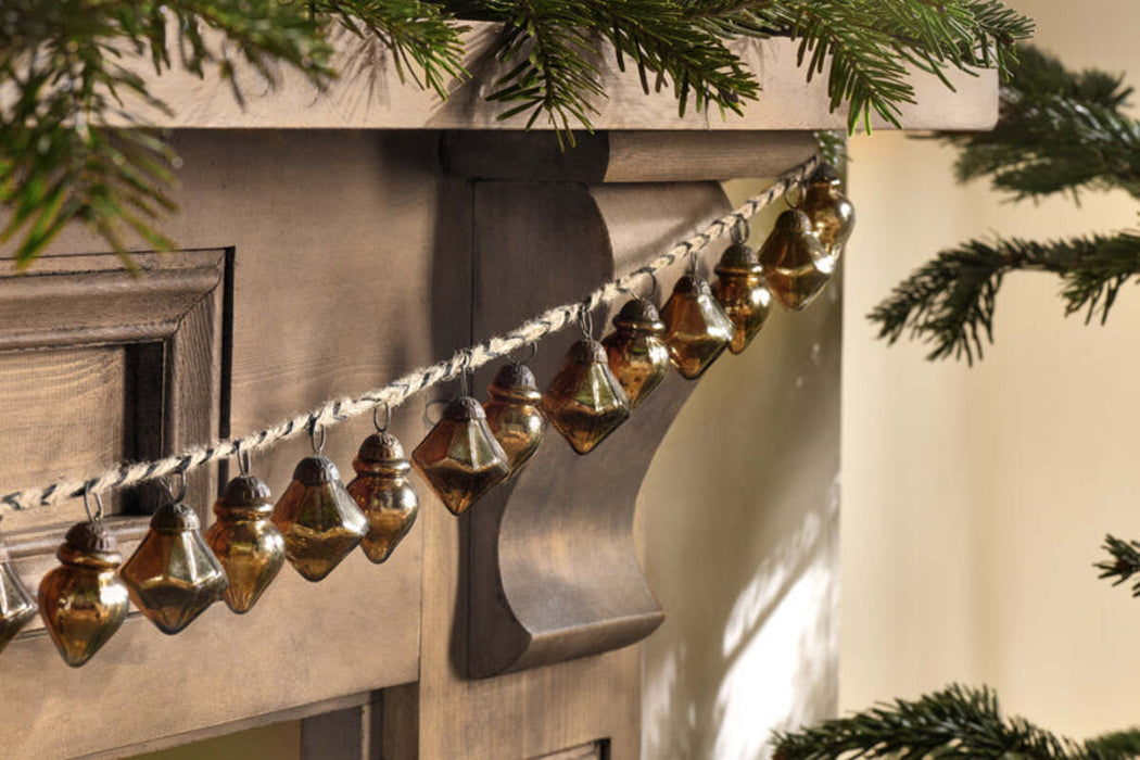 Ekiti Bauble Garland Antique Gold