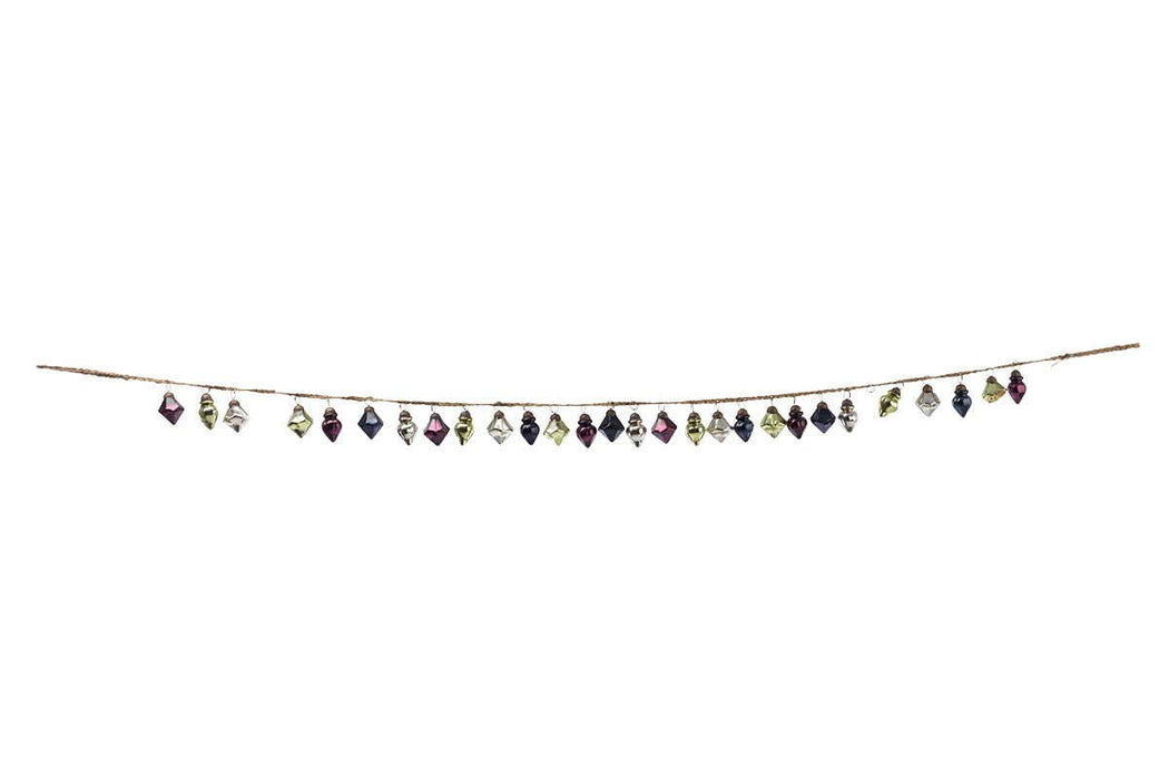 Ekiti Bauble Garland Mixed Colour