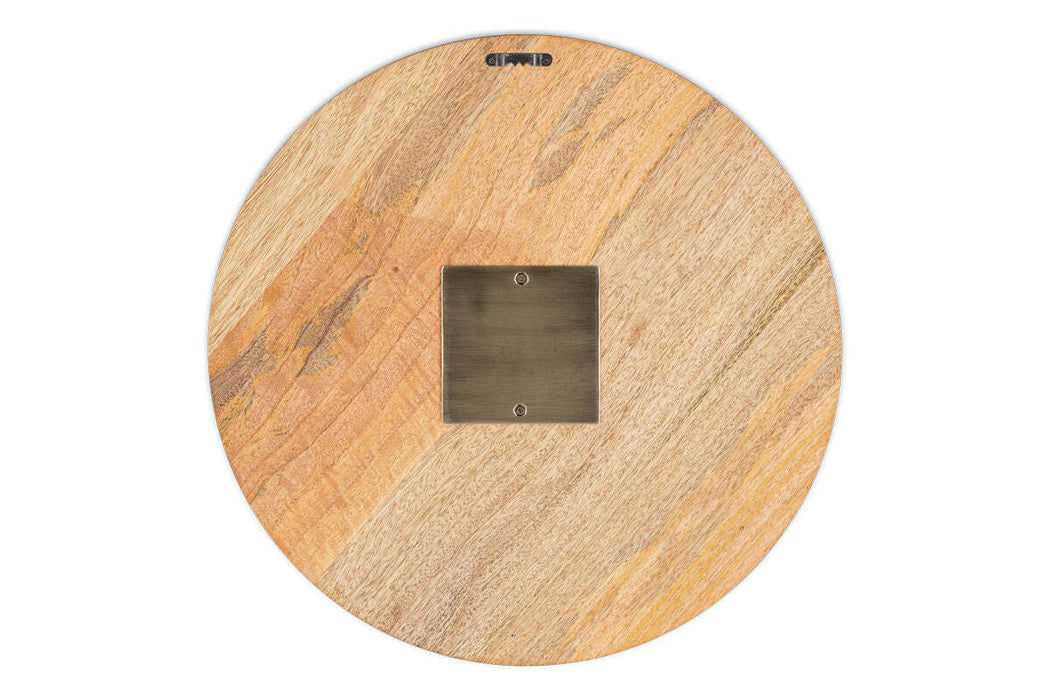 Enugu Mango Wood Clock Natural