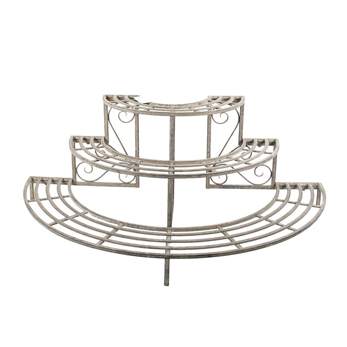 3 Tier Semi Circular Plant Podium