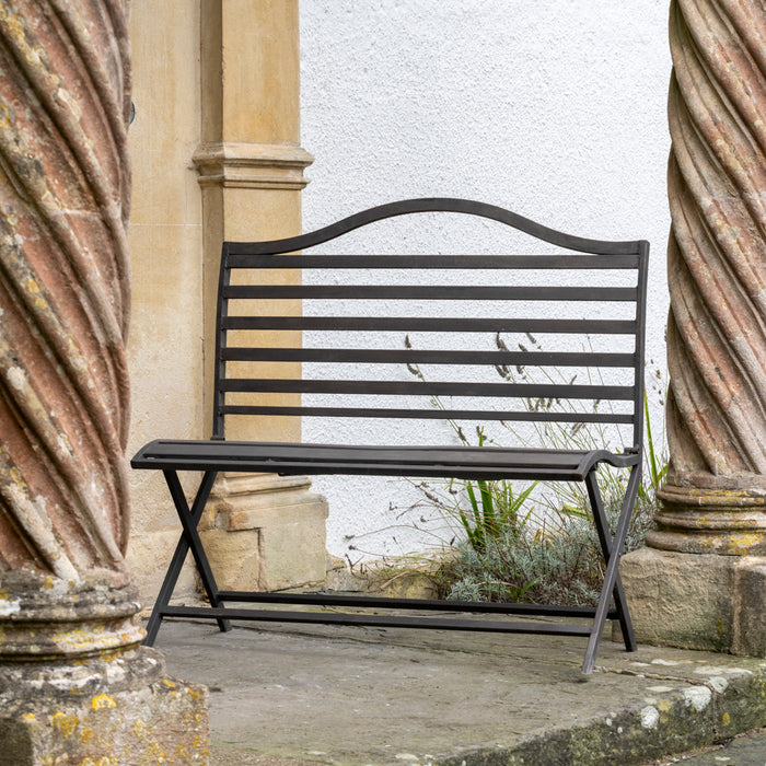 Hambledon Metal Slatted Bench
