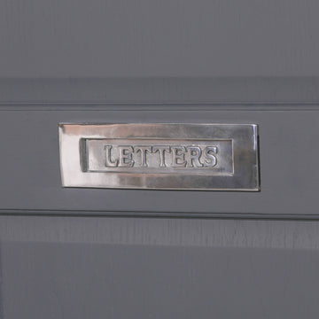 Aluminium Polished Door Letter Plate 10"