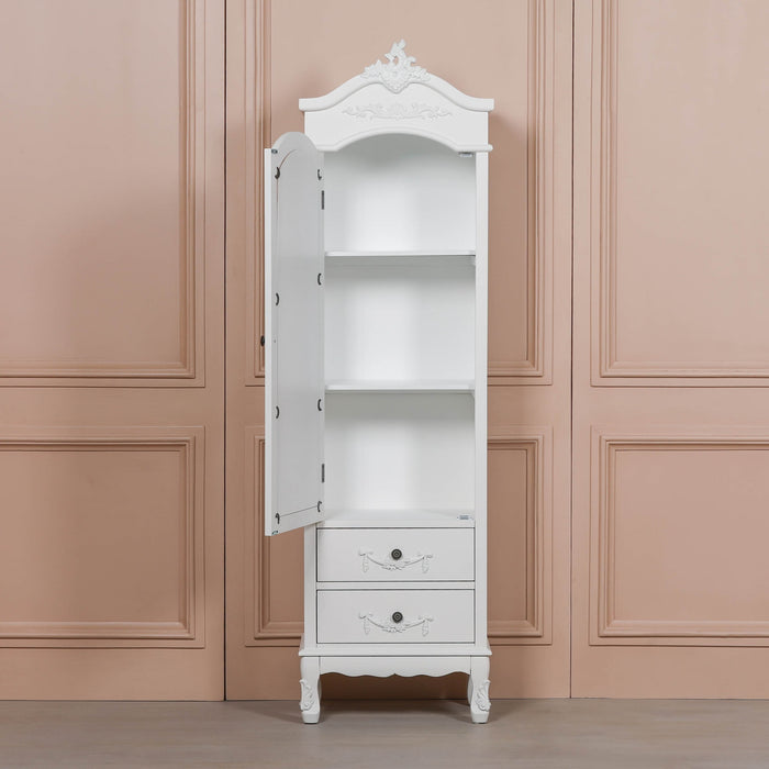 French White Armoire with Drawers