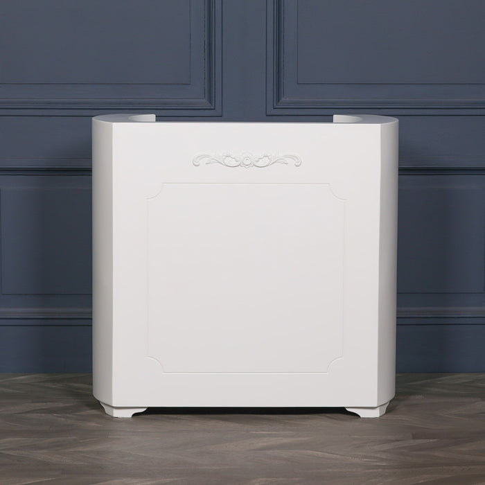 White Reception Desk