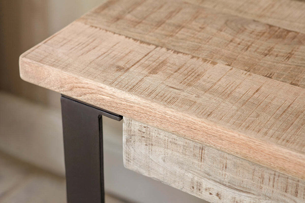 Fia Mango Wood Desk Natural